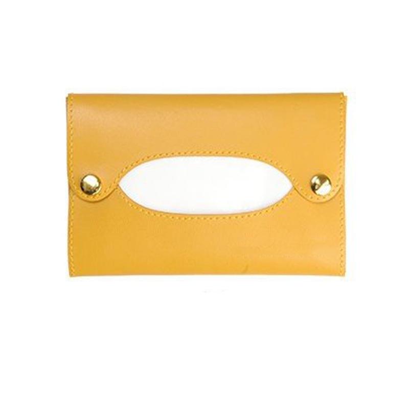 

Простая кожаная сумка в японском стиле, небольшой переносной чехол для хранения, съемный органайзер для полотенец, коробка, диспенсер для влажных салфеток