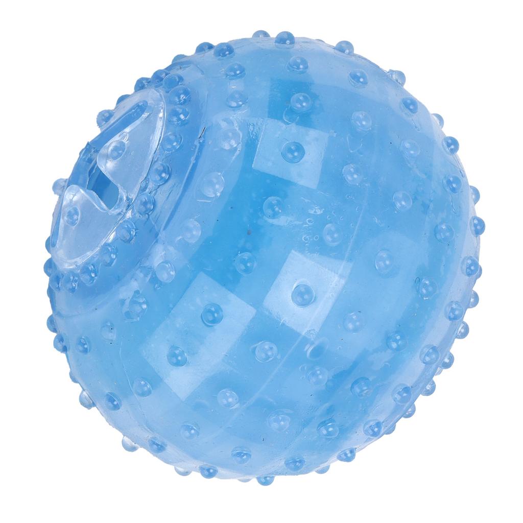 Pet Cooling Chew Toy BiteResistant TPR Pet Teething Toys Cooling Pet Teether Stick for Dogs(Ball Type )