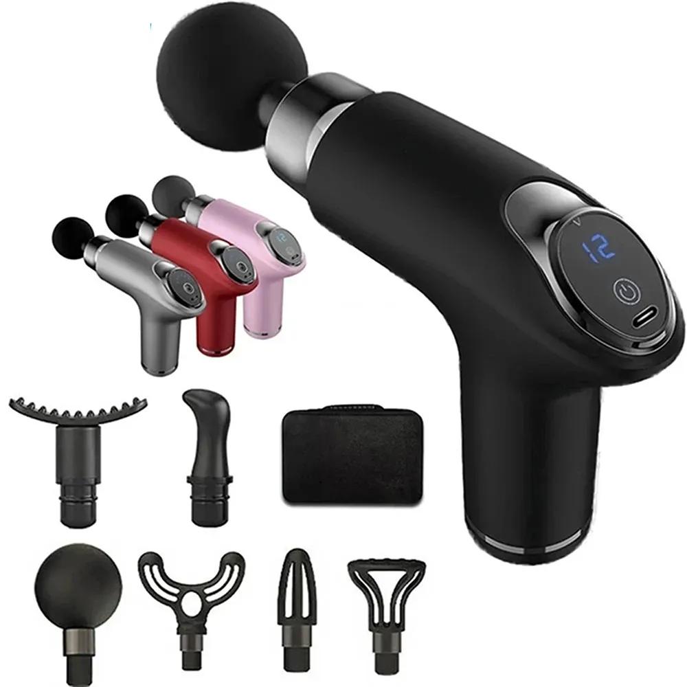 Mini Fascia Gun Muscle Relaxation Massage Shock Electric Whole Body Massage Gun Relieves Fatigue and Is Convenient To Carry