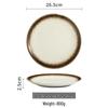 12-inch Japanese Style Round Dinner and Salad Plate