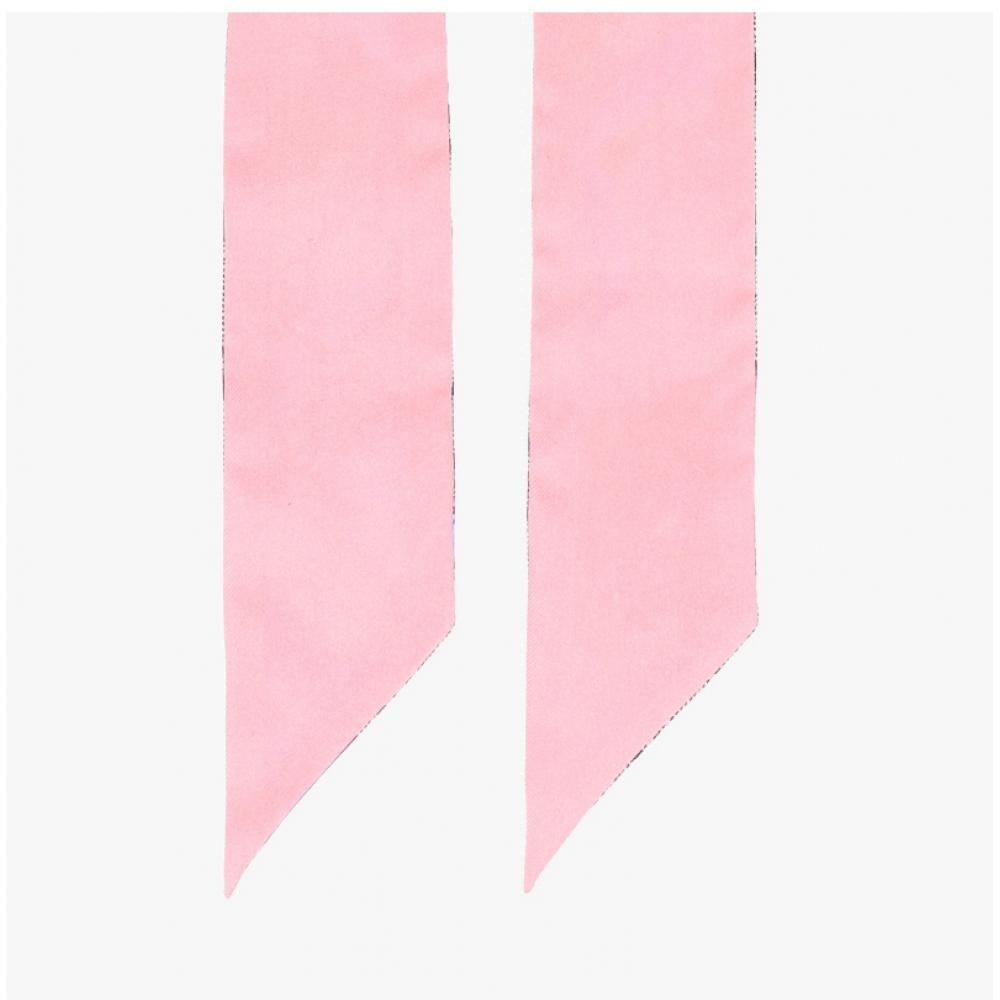 Gucci Skinny Twill Silk Scarf Flower Gg Print 609317 3g001 9772