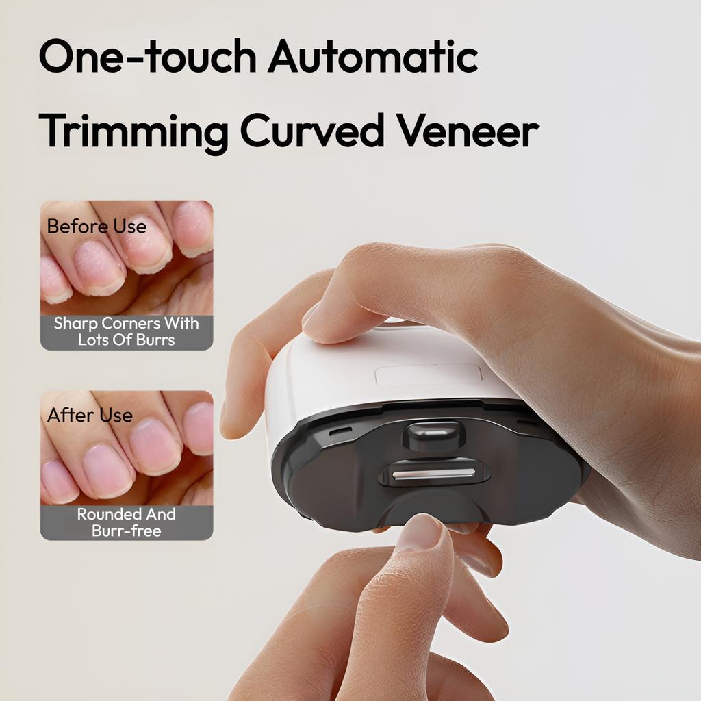 Electric Nail Clippers with LCD Screen, Automatic Nail Trimmer Grinder for Kids & Adults, Safe Nail Care Machine Rechargeable