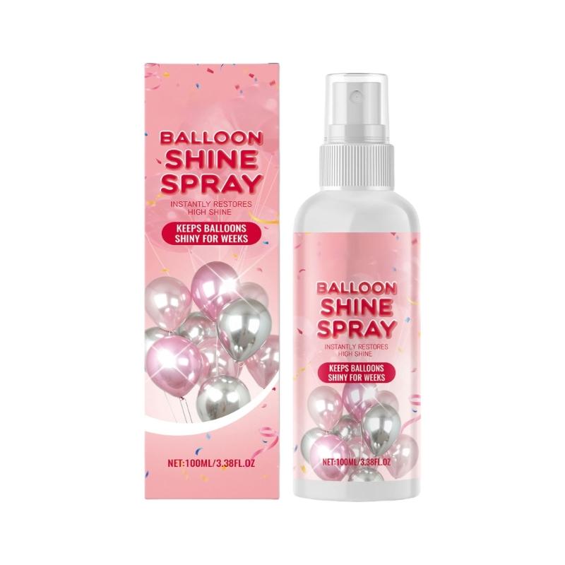 

Convenient 100ml Balloon Shine Mists Sprayer Accessory for Application At Nighttimes Gatherings Party Decoration 1