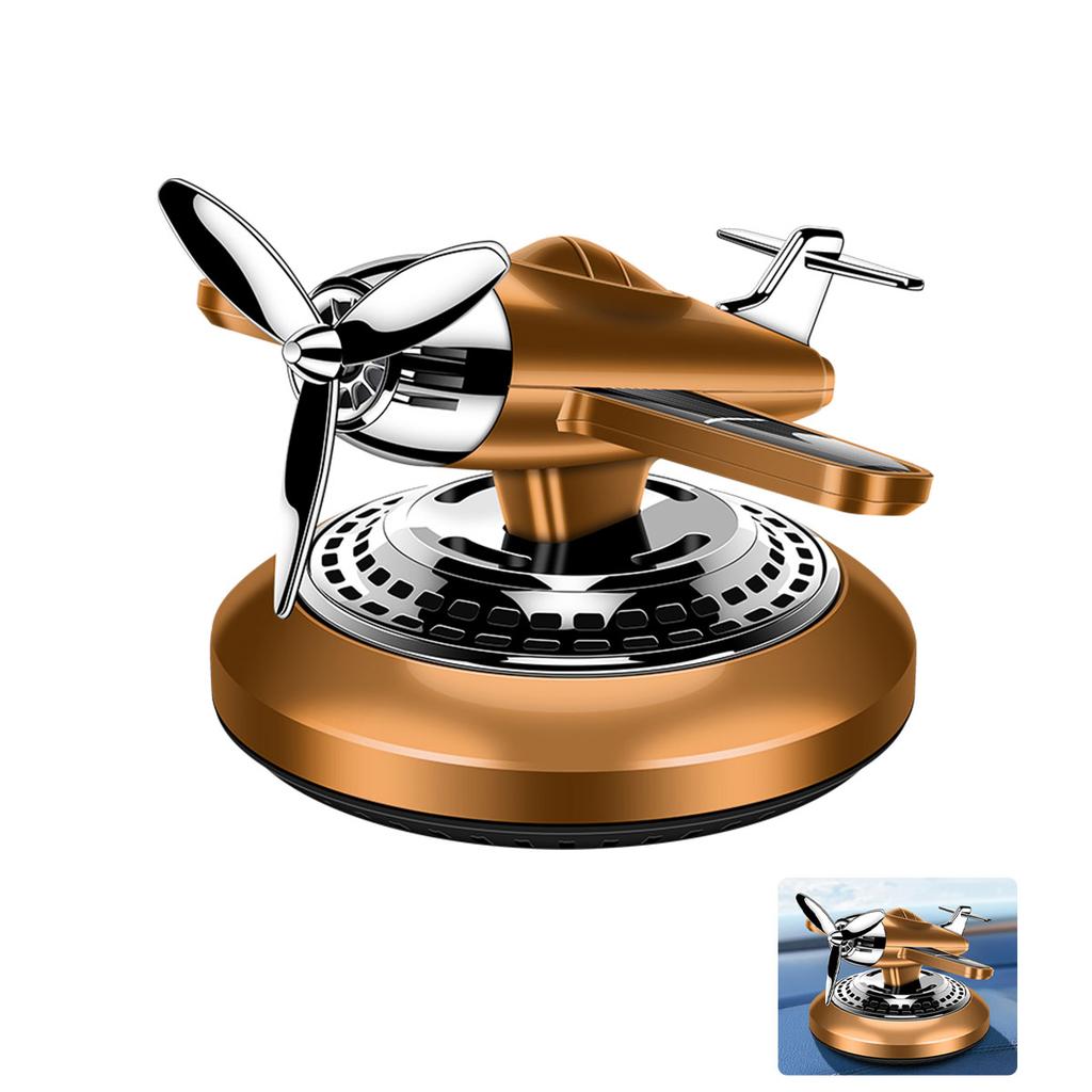 Solar Rotating Car Perfume Diffuser Fighter Car freshensers Car Interior Decoration Accessories