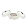 3pcs Metal Trumpet Accessories Parts Silver Valve Button Screw  For Trumpet Repair
