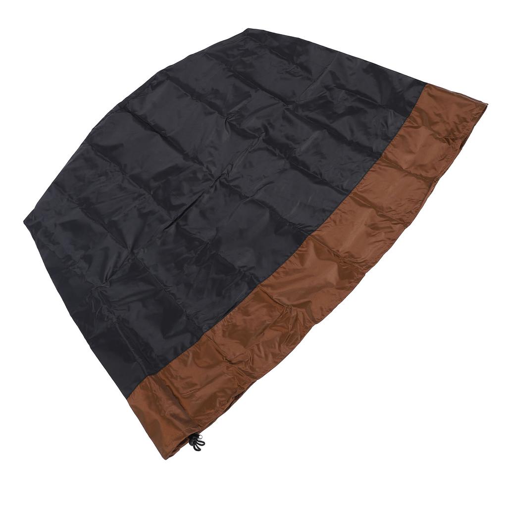 Gartenbrunnenabdeckung 420D Silberbeschichtet Wasserabweisend Vogeltrog Schutzhülle für Winter