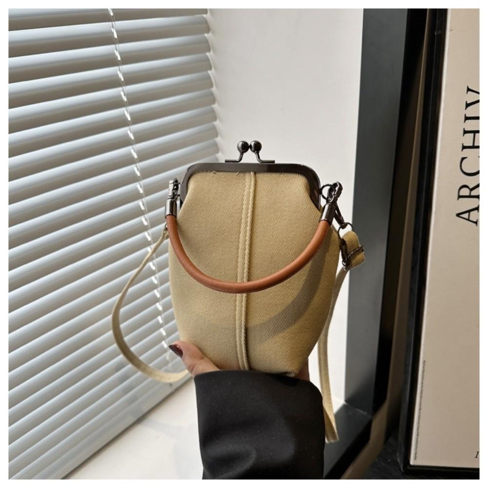 

Portable Vintage Style Women Handbag Versatile Fashionable Crossbody Bags Adjustable Strap Lady‘s Denim Purses Daliy Use хаки