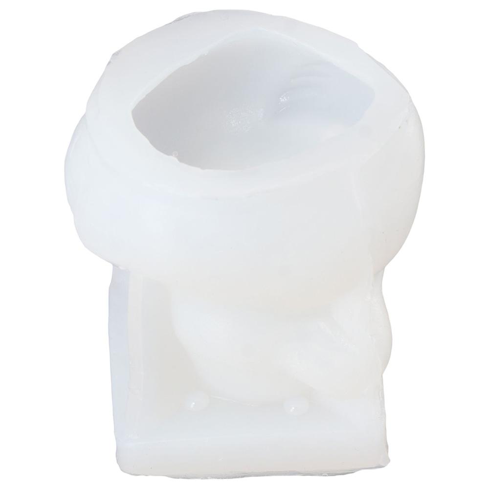 

Candle Silicone Mould Silicone 3D Duck Silicone Mould White 7.2*6.7cm Animal Resin Casting Mould Home Decoration світло-сірого кольору