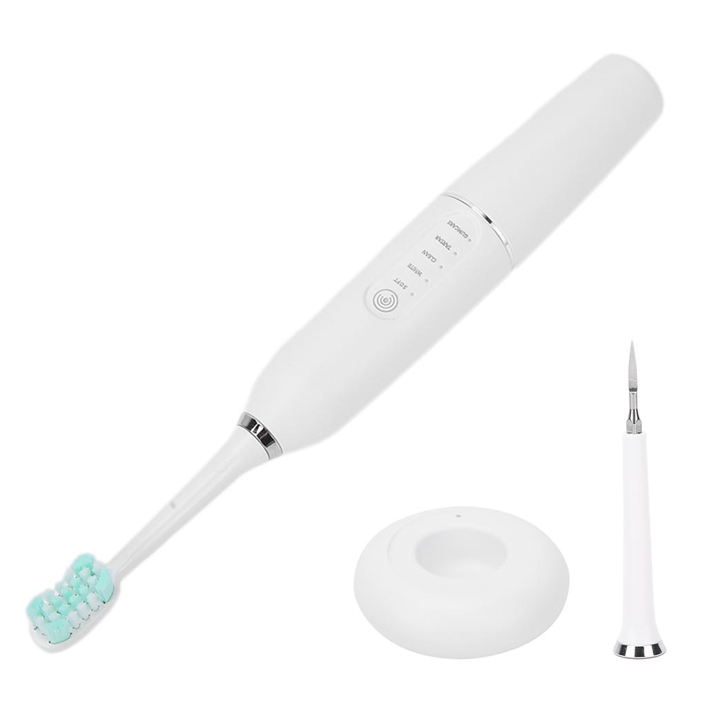 Children S Electric Toothbrush Wireless Charging Whitening Toothbrushes Deep Cleansing ToothbrushWhite