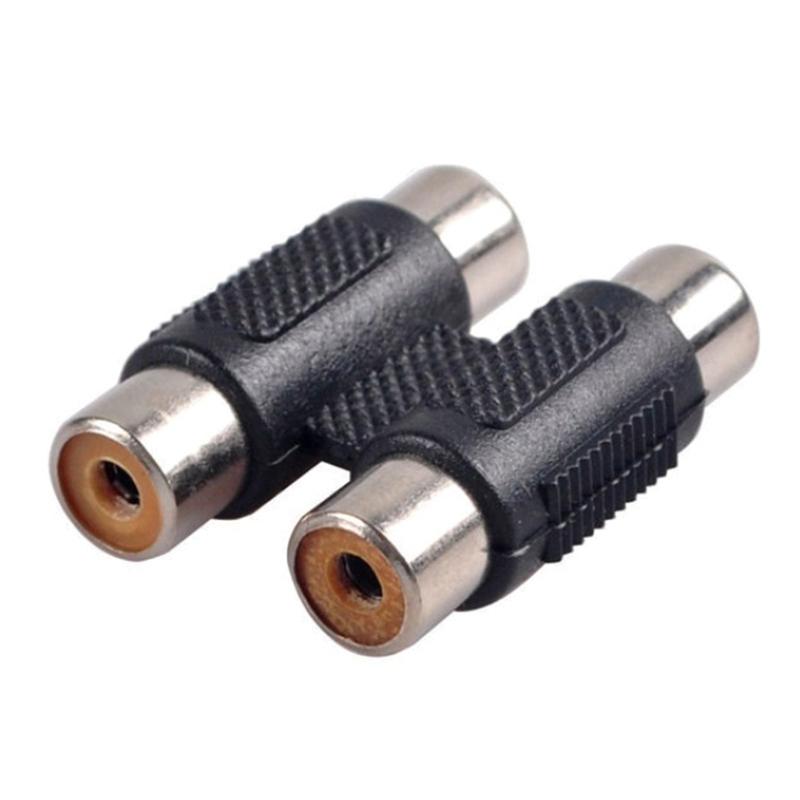 3.5mm Male To Female 2RCA Auditory Connector Computer TV 3.5 6.5 Plug Female Auditory Adapter