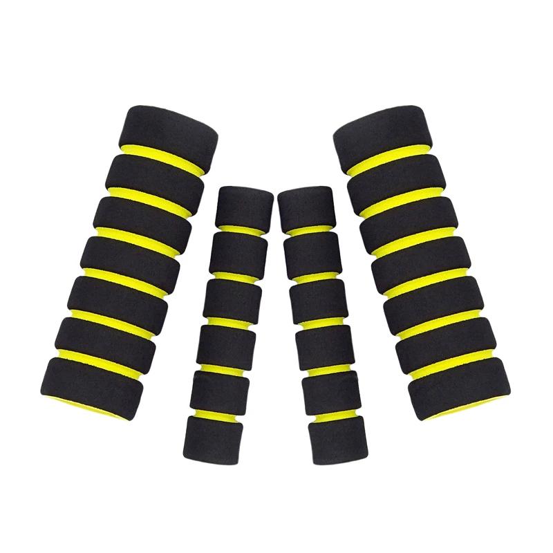 4 Stück Motorrad Fahrrad Schwamm Griffbezug Lenker Rutschfeste Fahrradgriffe - Verbessern Sie Ihren Rennradkomfort Werkzeugzubehör Neu