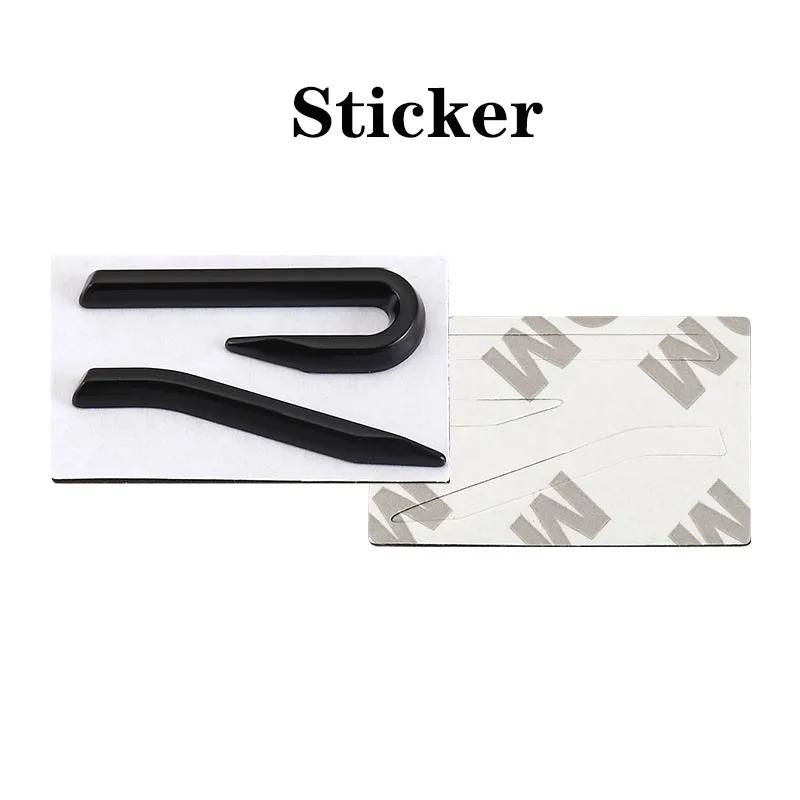 3D Metal Logo Emblem Car Front Grill Badge Rear Trunk Sticker For Polo Passat MK8 Tiguan CC Golf