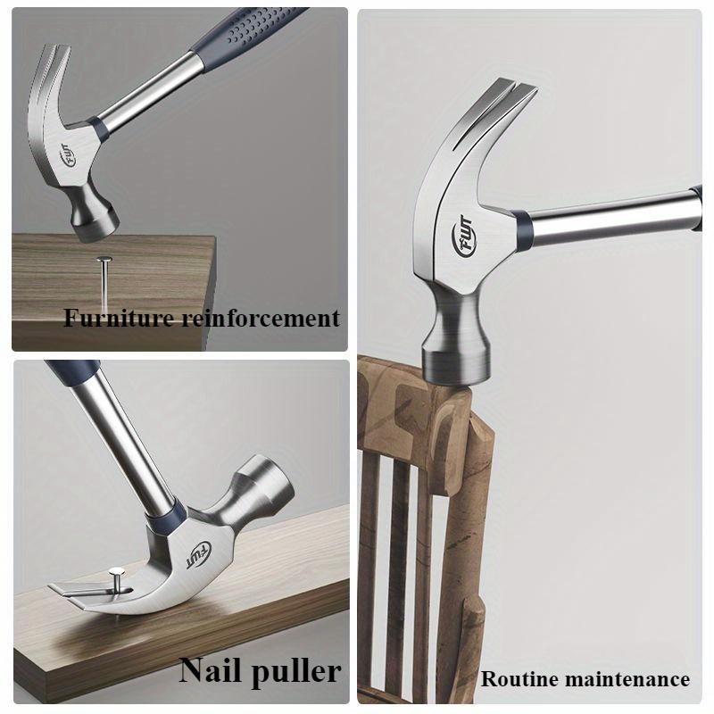 Claw Hammer with Non-Slip Grip, Chrome Vanadium Steel, Ideal for DIY, Home Decor, Maintenance, and Emergency Use