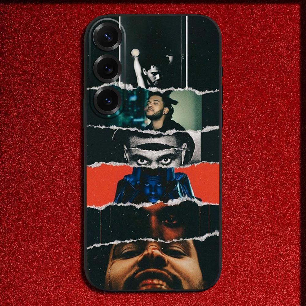 Etui Na Telefon Z Wizerunkiem Piosenkarza The W-Weeknd XO Do Samsung S25,S24,S21,S22,S23,S30,Ultra,S20,Plus,Fe,Lite,Note,10,9,5G Czarne Pokrowiec