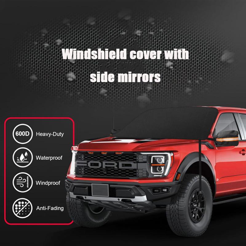 Universelle Auto-Windschutzscheibenabdeckung Auto SUV Winter Vorne Hinten Windschutzscheibe Eisabdeckung Windschutzscheibenschutzabdeckung