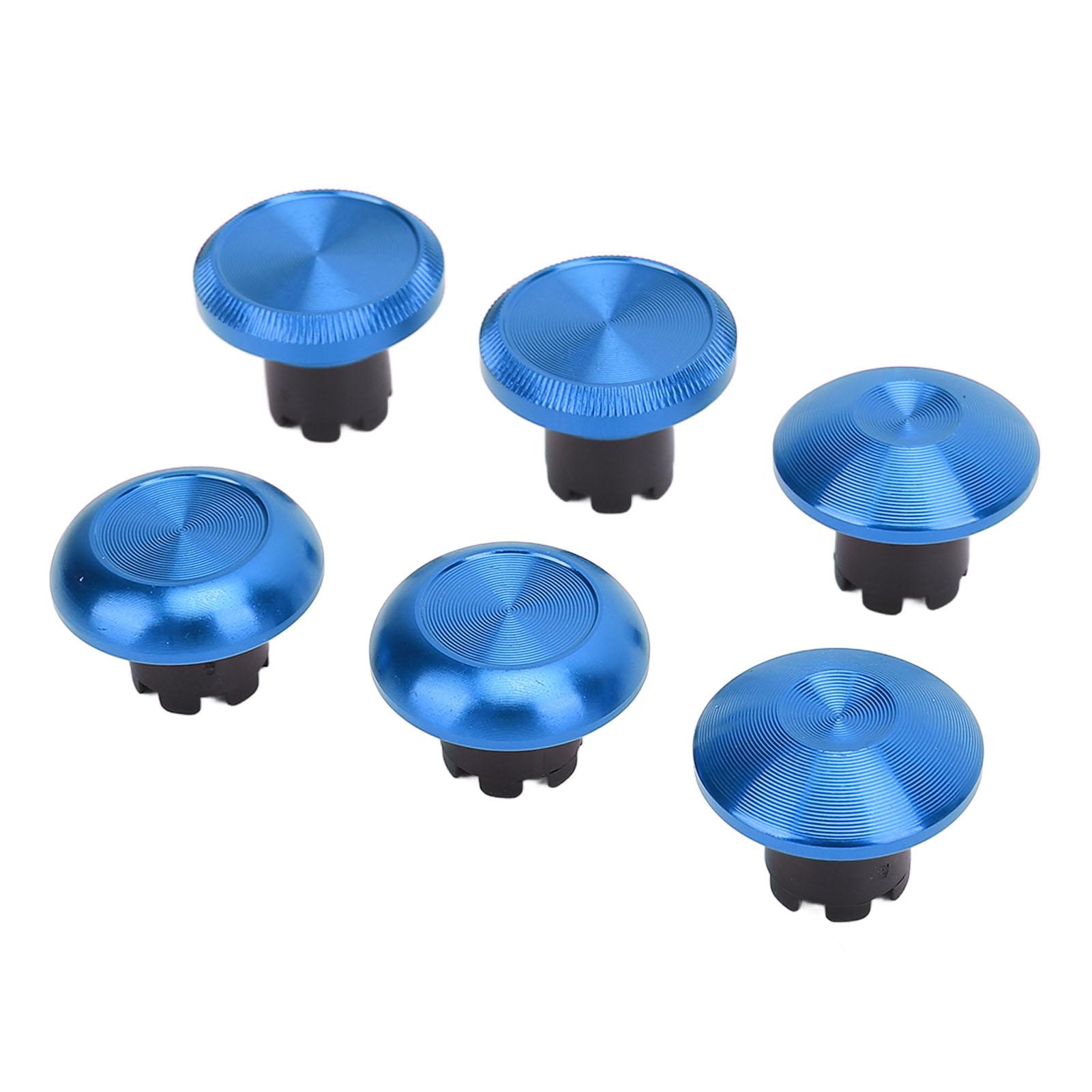 

Металлические накладки на стики для контроллера Edge, Plug and Play, сменные аналоговые джойстики для контроллеров Switch Pro, синие синий