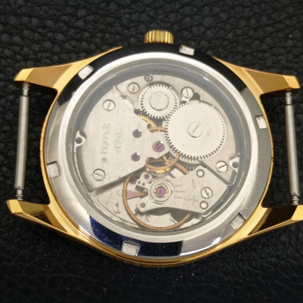 HMT PILOT HAND-WINDING VINTAGE INDIAN MENS BLUE COLOR DIAL WATCH A702071-5