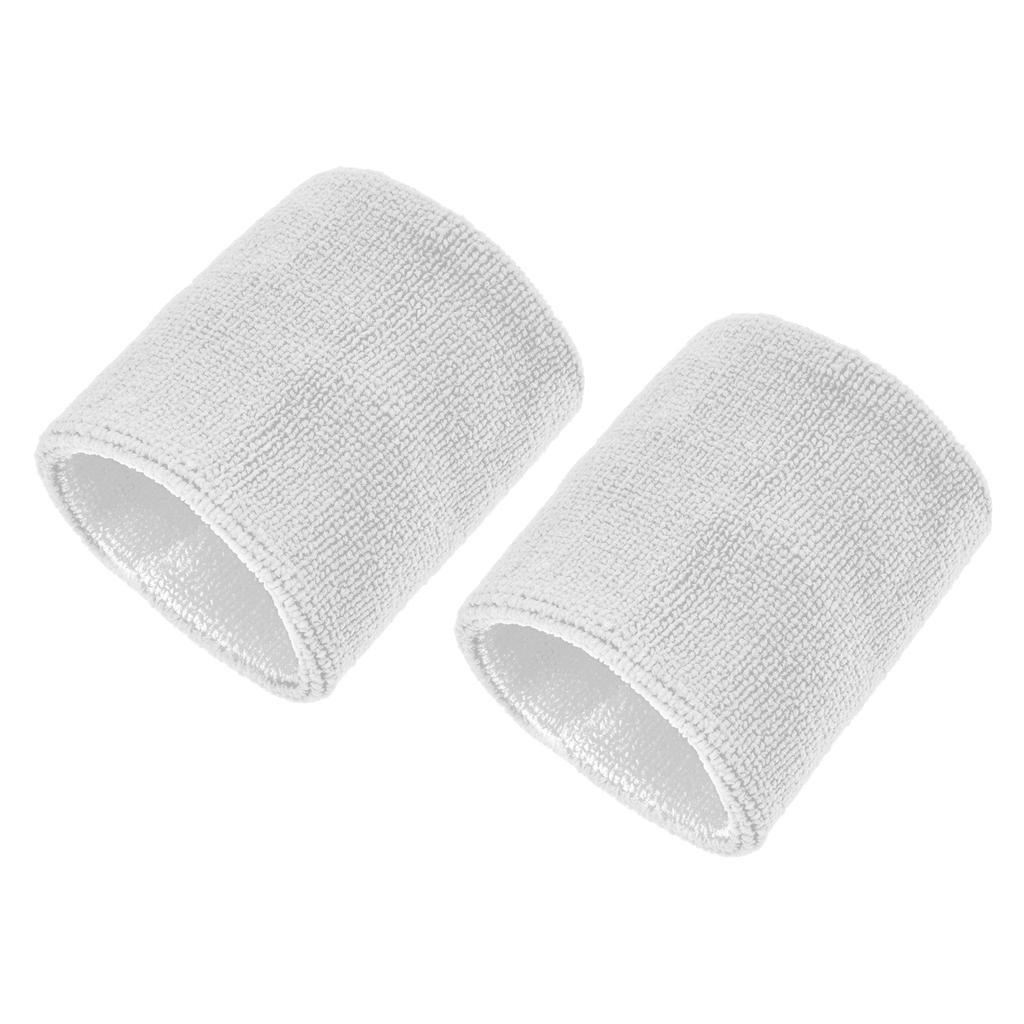 2 Pack High Elastic Sweat Wristbands Set, Fashion Moisture Wicking Breathable Sports Sweatbands for Daily Workout Running Fitness Outdoor Activities