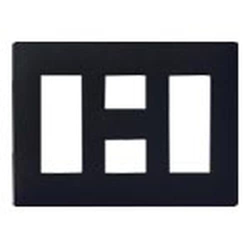 Panasonic ADVANCE Series Outlet Plate (3+2+3 Outlets) (Matte Black) WTL7088BK