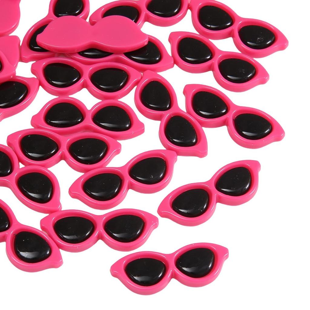 10 Buc. Acrilic Drăguț Cool Circular Ochelari Accesorii DIY