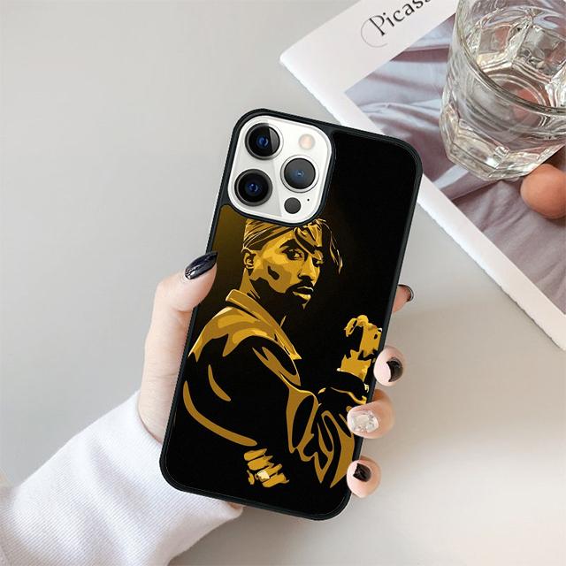 

Tupac 2pac Shakur Phone Case For iPhone 17 Air 15 16 Cover 14 13 11 12 Pro Max Max Plus Back Coque shell iPhone 17