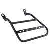 Motorcycle Side Mount Saddlebag Support Bracket 12mm Iron Matte Black Stylish Look Storage Bag Frame Bracket Holder