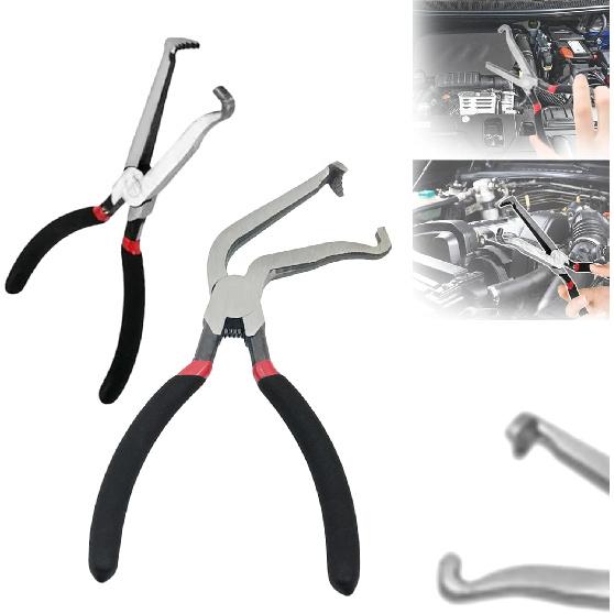 Electrical Disconnect Pliers, Automotive Electrical Connector Disconnect Tool, Fuel Line Petrol Clip Pipe Pliers, Automotive Electrical Tools for
