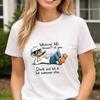 Funny Duck T-Shirt, Sarcastic Quote Shirt, Whatever Life Throws Duck Tee, Humor Graphic Tee, Funny Gift for Her, Casual Funny Outfit