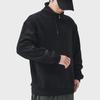 Men's Antibacterial Far Infrared Velvet Sweatshirt - Stand Collar, Zipper, Long Sleeve, Autumn/Winter 2024
