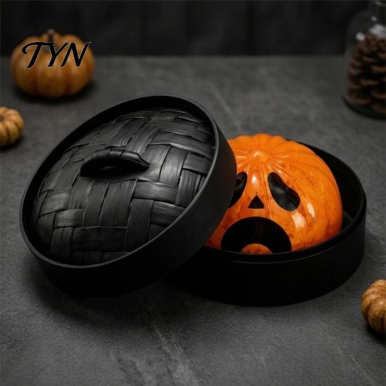 Halloween Classroom Prizes Ghost Bun Stress Ball, Slow Rising Soft TPR Fidget Toy Spooky Sensory for Anxiety Relief, Cute Squeeze in