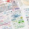 Color Notebook Series Stickers, Korean Basic Versatile Small Elements Student Account Diary DIY Decorative Stickers