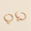 S925 Sterling Silver French Hoop Earring Backs - Hypoallergenic DIY Hooks, Available in Three Colors