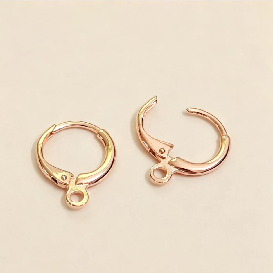 S925 Sterling Silver French Hoop Earring Backs - Hypoallergenic DIY Hooks, Available in Three Colors