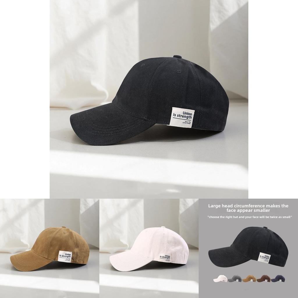 Letter Embroidered Baseball Cap With Wide Brim For Casual Streetwear Fashion