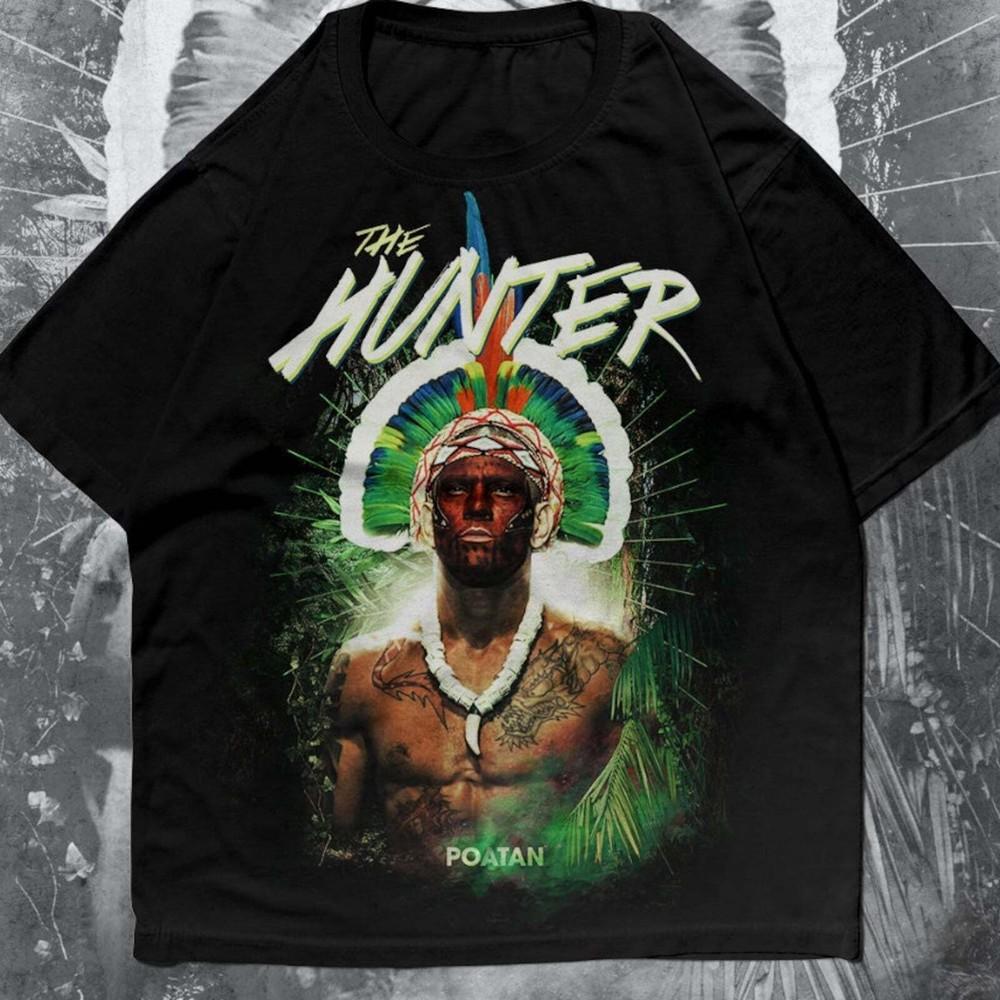 Alex  Poatan  Pereira The Hunter Vintage Style T-Shirt  UFC Fighter T-shirt, Bra Unisex T-Shirt L