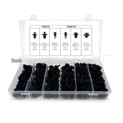 Kiste mit 200 Einrastbefestigern für Honda, Toyota, Ford, Chrysler Pkw-Innenräume