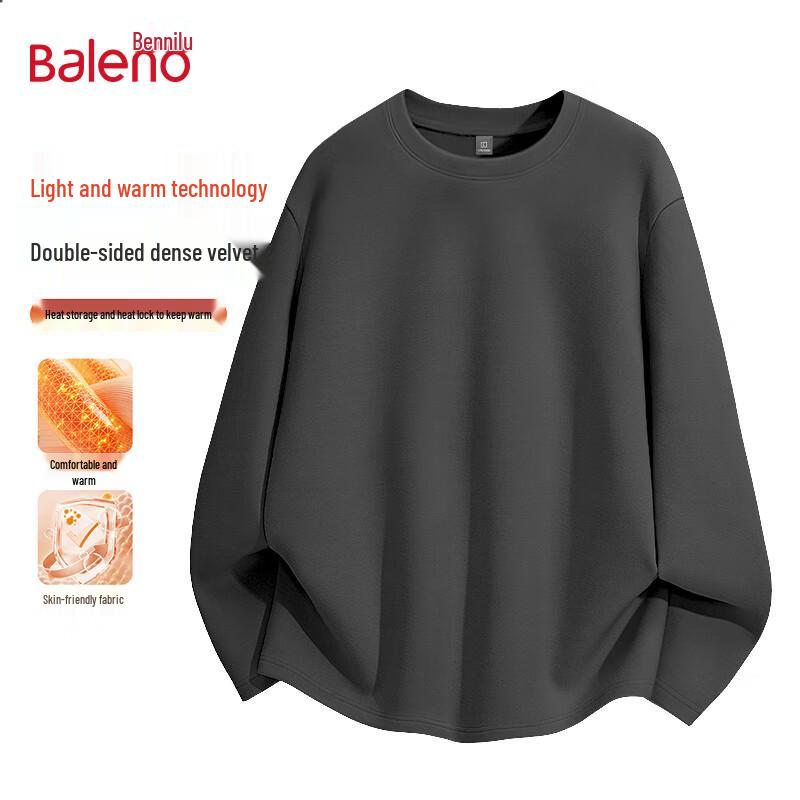 Baleno Men s De Rong Thermal Long Sleeve Round Neck T-Shirt L