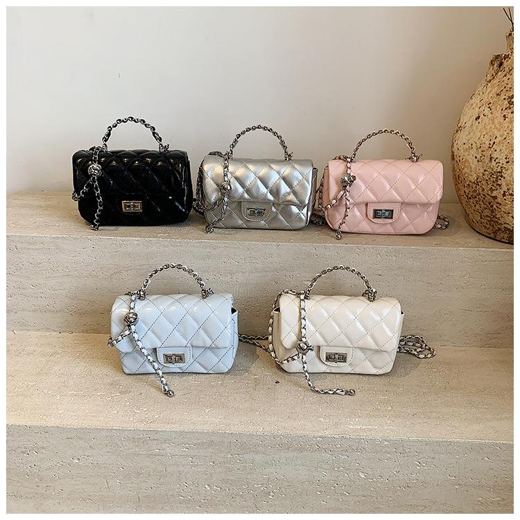 Exquisite mini small bag women's 2025 new diamond embroidered thread versatile chain messenger bag summer popular small bag