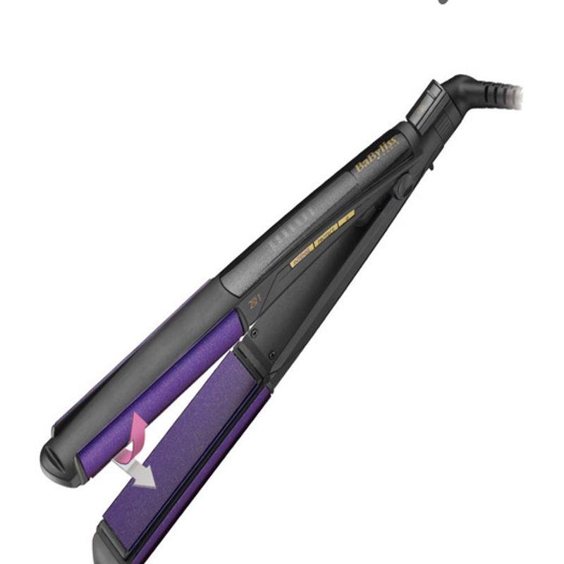 Babyliss 2-in-1 Diamond Ceramic Multi 28mm Flat Iron ST330K Straight & Wave