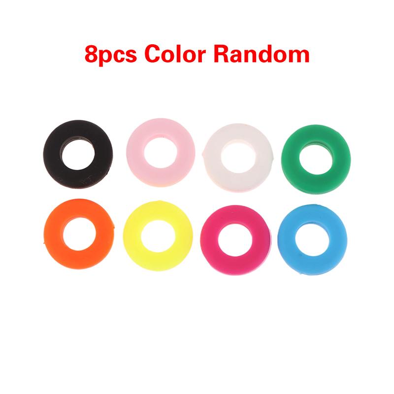 1Pc/8Pcs Reduce Tennis Racquet Shock Absorber Colorful Professional Vibration Dampeners Tennis Racket Accessories Damper