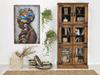 3D metal picture LOFT LADY AFRICA 70x120