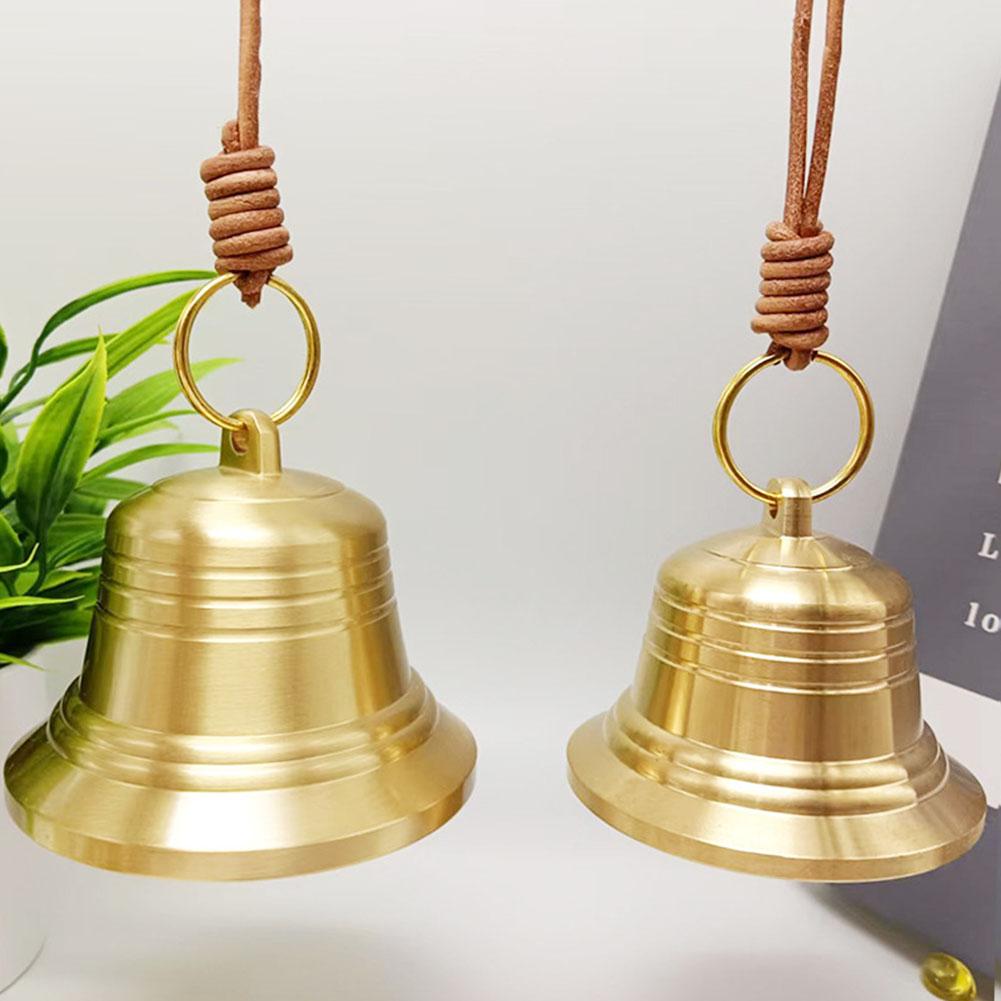 Brass Wind Chime Pendant Copper Door Car Hanging Bell Ornament Craft Decoration For Mantelpieces or Christmas Trees