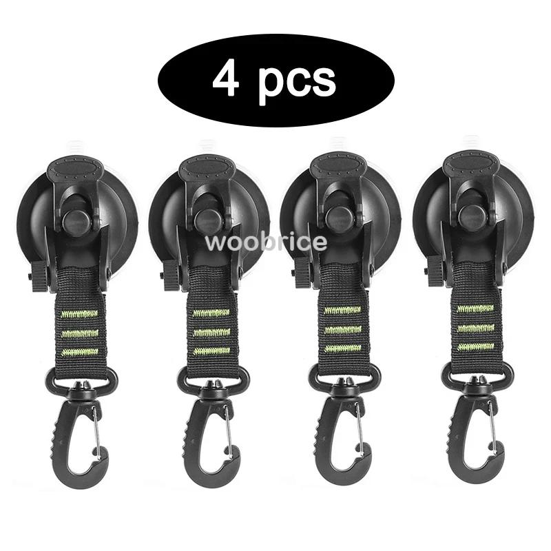 Tent Fixing Hook Hooks Car Travel Climbing Portable Clothes Rack Vacuum Heavy Duty Coat Hangers Suction Cups Camper