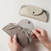 PU Leather Glasses Storage Bag Waterproof Reading Glasses Pouch Glasses Sleeve  Eyewear Accessories