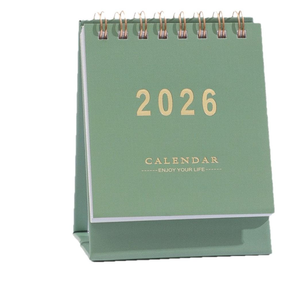 Month Date Display 2026 Small Desk Calendar English Monthly Planner Home Decoration