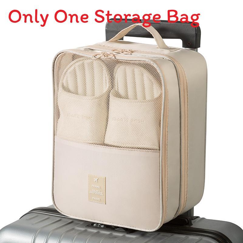 Shoe Storage Bag For Travel And Trips With Dustproof Protection Made Of Twill Fabric