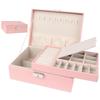 1Pc Large Creative Jewelry Box For Women Girls, Double-Layer Lockable