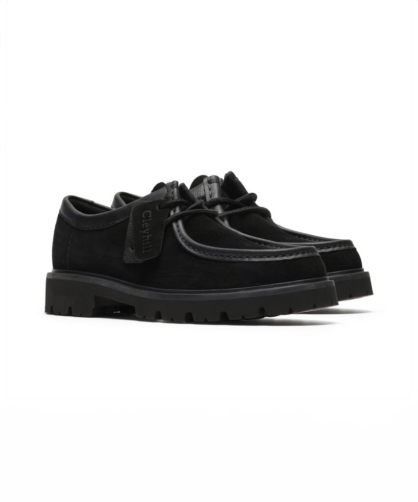 Clarks Originals (Men'S) Clay Heel Seam - Black Suede / 26186418