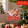Christmas Acrylic Tree Pendant: Home, Car, Backpack Ornament & Festival Decoration