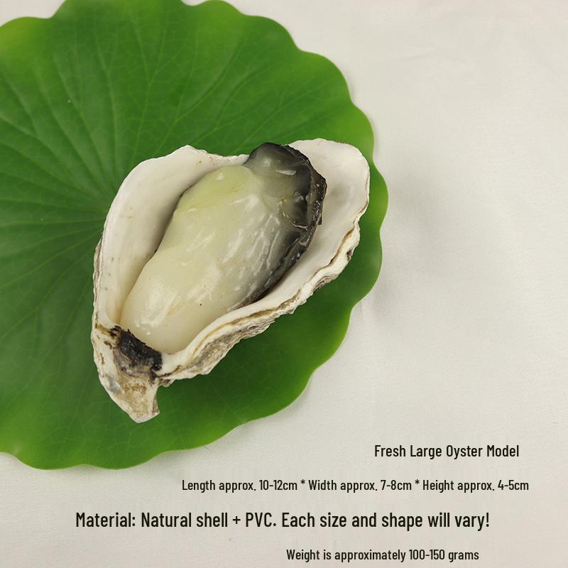 Simulated Seafood Props: Abalone, Oyster, Scallop, Sea Cucumber, Lobster, Crab with Garlic Vermicelli